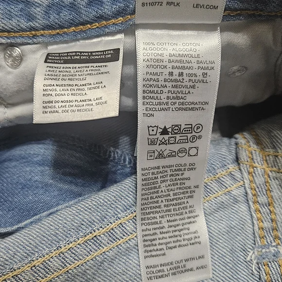Levi's Cinch Baggy Jeans 25 - Picture 8 of 9